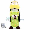 Green Nightgown Priest Mascot Costume