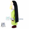 Green Nightgown Priest Mascot Costume