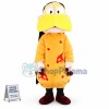 Orange Nightgown Priest Mascot Costume