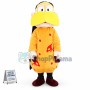 Orange Nightgown Priest Mascot Costume