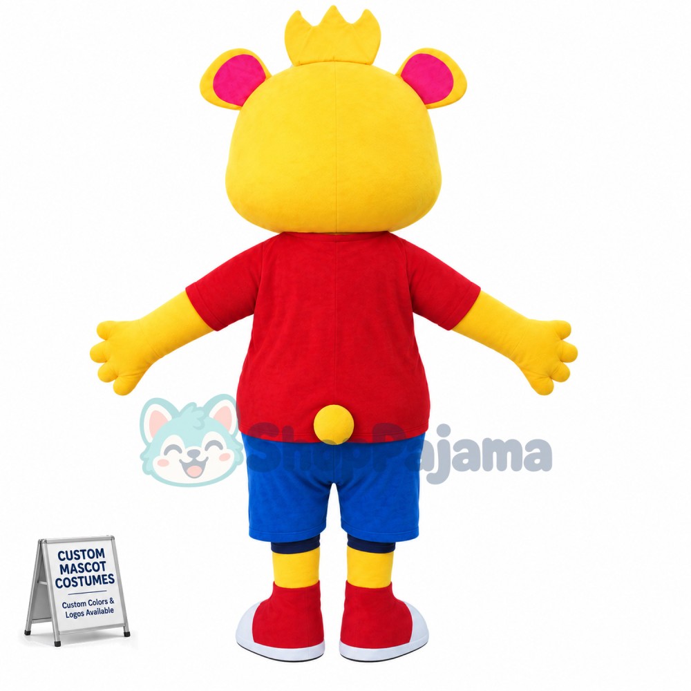 Adult Size Happy Bear Mascot Costume