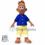 Black Simpson Father Mascot Cartoon Costume