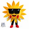 Sunglasses Sunflower Mascot Costume