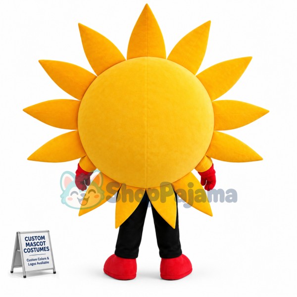 Sunglasses Sunflower Mascot Costume