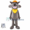 Fashion Cartoon Gray Wolffy Mascot Costume