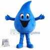 Blue Water Drop Mascot Costume