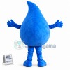 Blue Water Drop Mascot Costume