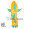 Jumping Golden Carp Mascot Costume