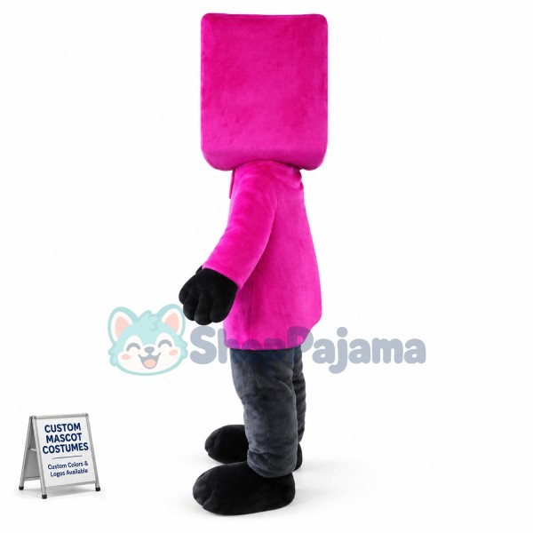 Purple Cloak Demon Mascot Costume