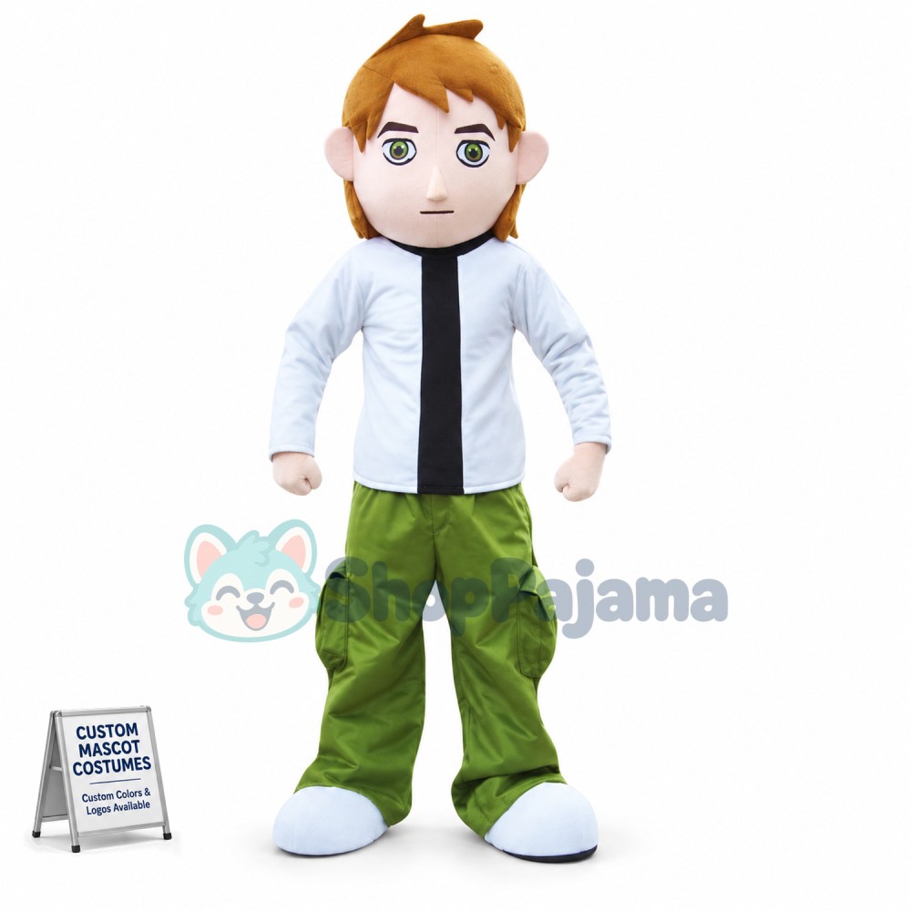 Adventure Boy Mascot Cartoon Costume