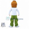 Adventure Boy Mascot Cartoon Costume