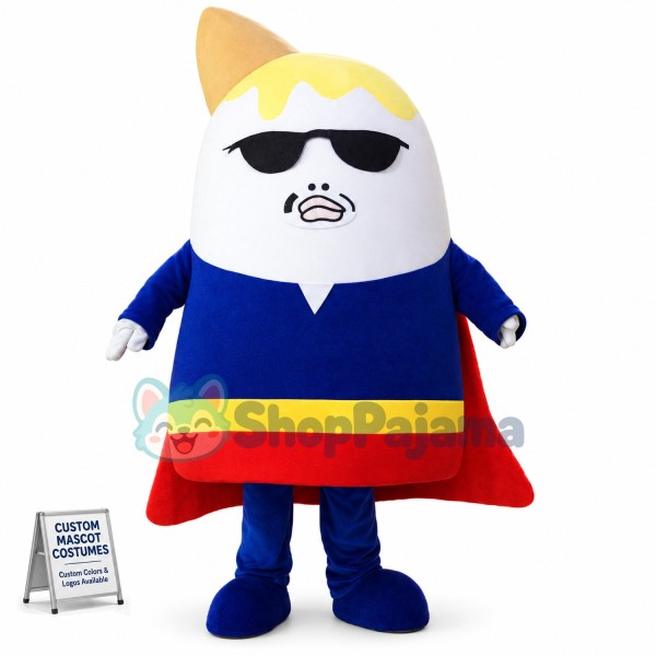 Ice Cream Superman Mascot Costume