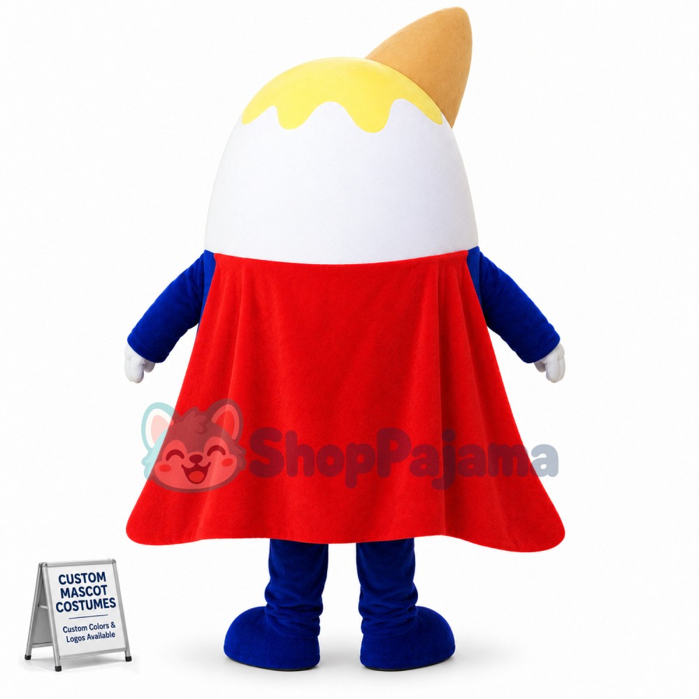 Ice Cream Superman Mascot Costume