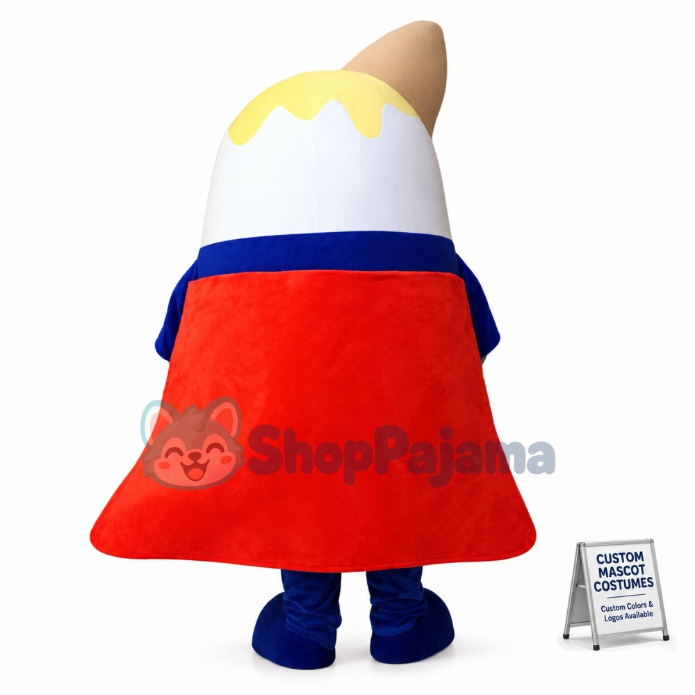 Ice Cream Superman Mascot Costume