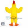 Yellow Plush Big Cock Mascot Costume