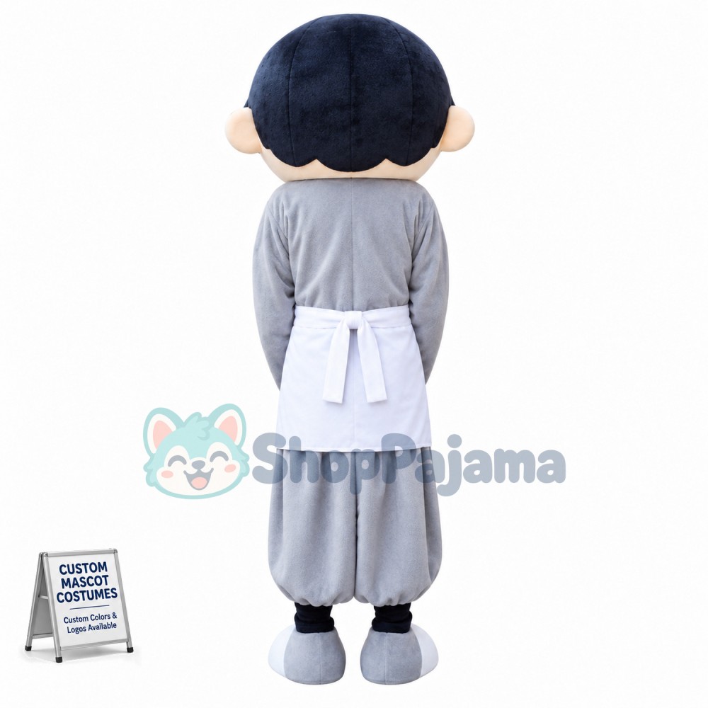 Active Young Apprentice Mascot Costume