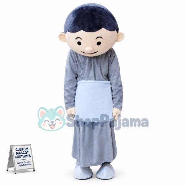 Active Young Apprentice Mascot Costume