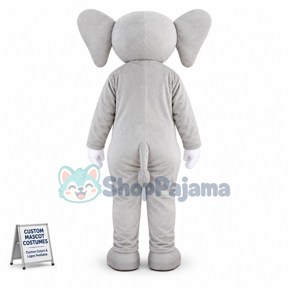 The Decent Little Elephant Mascot Costume