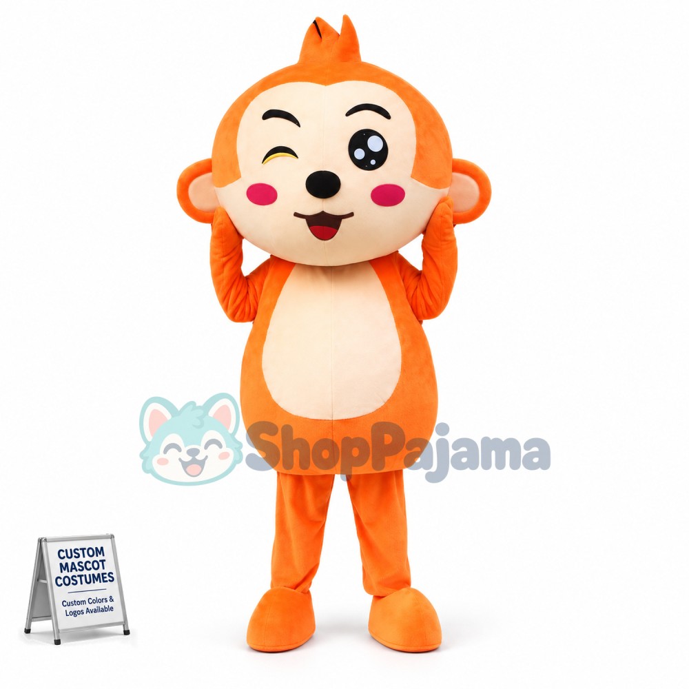 Yoyo Monkey Cartoon Mascot Costume