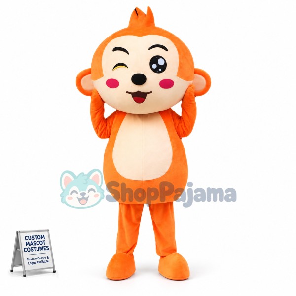 Yoyo Monkey Cartoon Mascot Costume