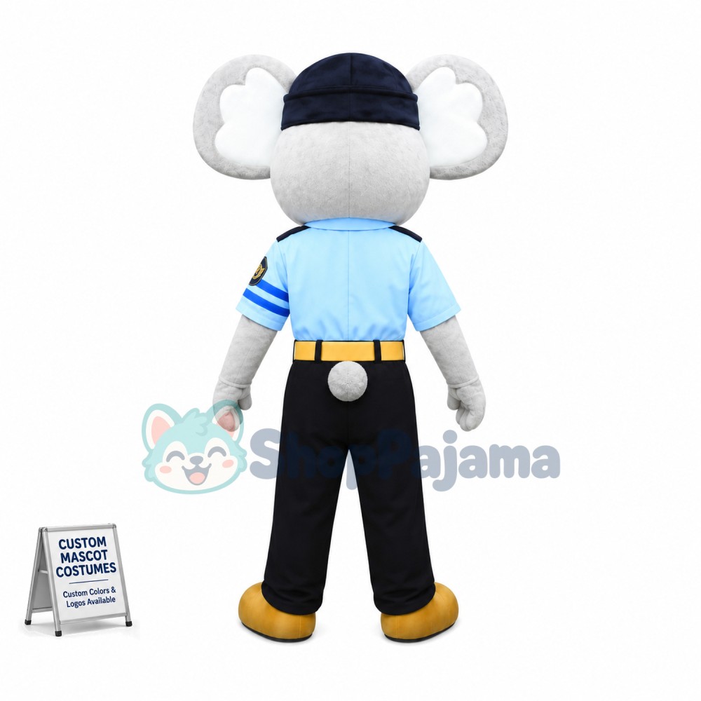 The Majestic Koala Police Mascot Costume