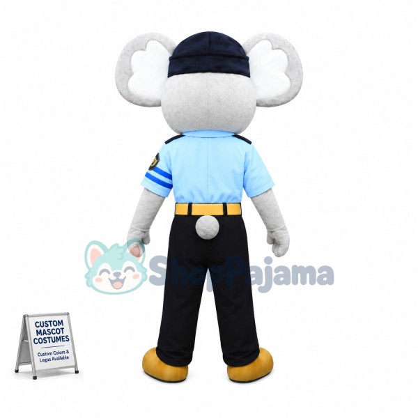 The Majestic Koala Police Mascot Costume