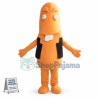 Buck Teeth Ham Sausage Mascot Cartoon Costume