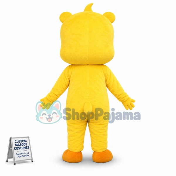 Big Square Face Monkey Cartoon Mascot Costume