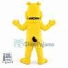 Arrogant Yellow Bulldog Mascot Costume
