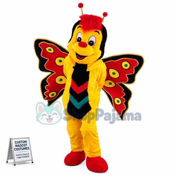 Flower Butterfly Mascot Fancy Costume