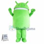 Android System Robot Mascot Costume