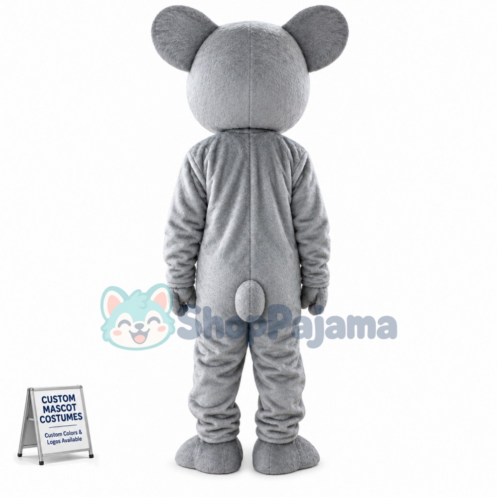 Adult Size Grey Koala Mascot Costume