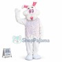 Adult Rabbit Mascot Costume In The Sequined Vest