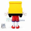 Cartoon Yellow Locomotive Mascot Costume