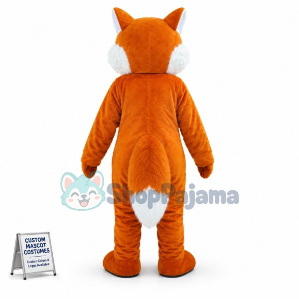 Young Brown Fox Mascot Costume