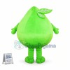 Big Green Peach Mascot Costume