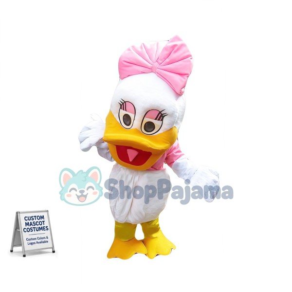 Daisy Duck Mascot Cartoon Costume