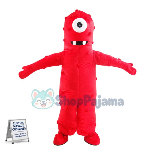 Yo Gabba Gabba Muno Cartoon Mascot Costume