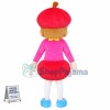 Red Cherry Girl Mascot Costume