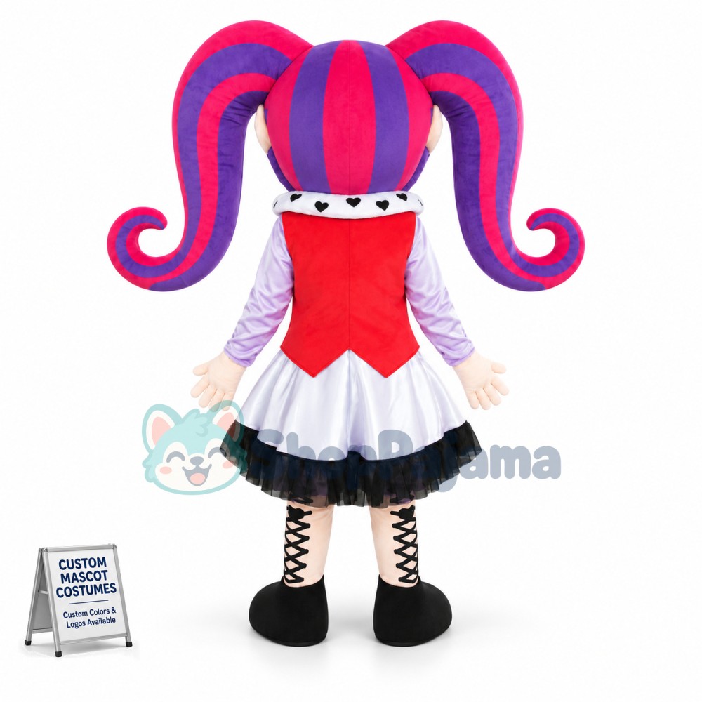 Punk Vampire Girl Mascot Costume