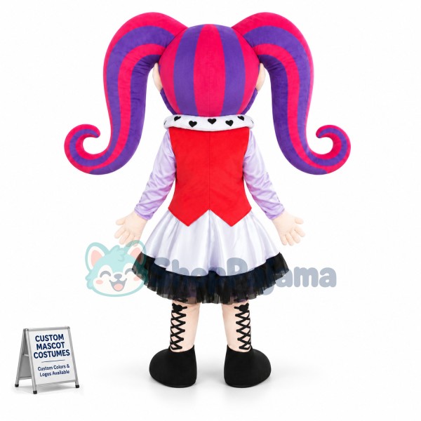 Punk Vampire Girl Mascot Costume