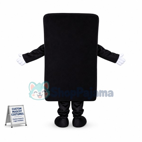 Black Apple Phone Mascot Costume