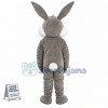 Easter Gray Bunny Cartoon Mascot Costume