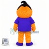Adult Smiling Doll Mascot Costume