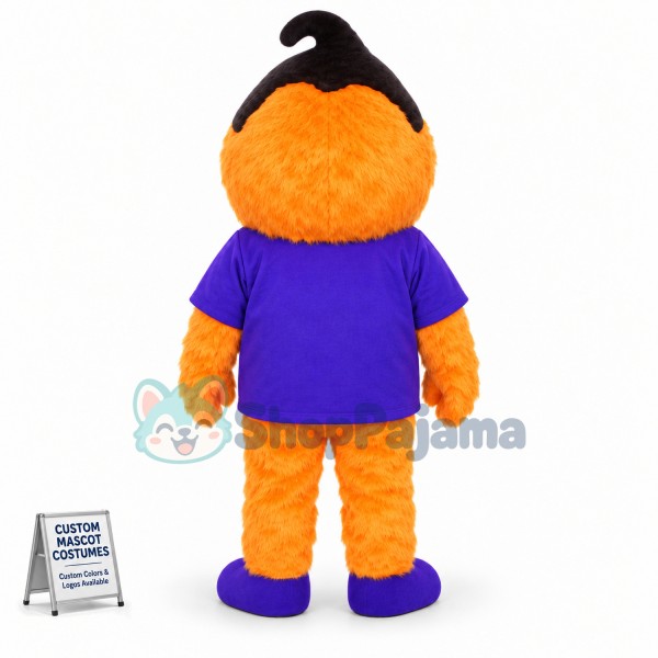 Adult Smiling Doll Mascot Costume