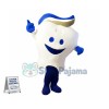 Tooth With Toothpaste Mascot Costume