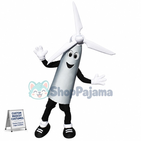 Man-made Windmill Mascot Costume