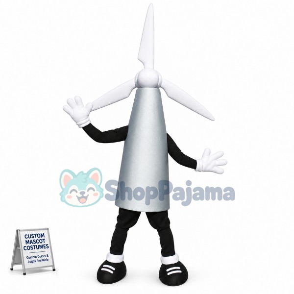Man-made Windmill Mascot Costume