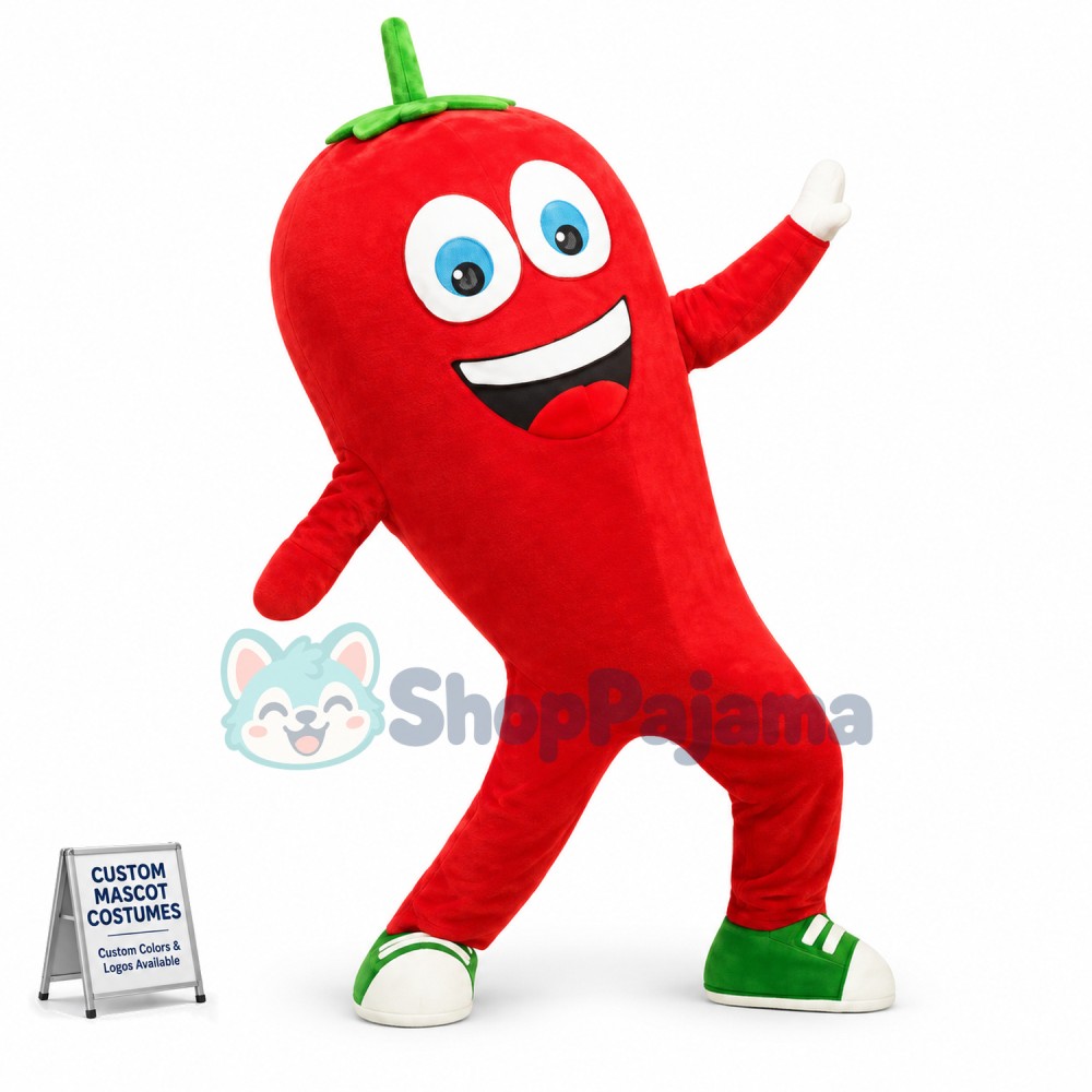 Spicy Bell Pepper Mascot Costume