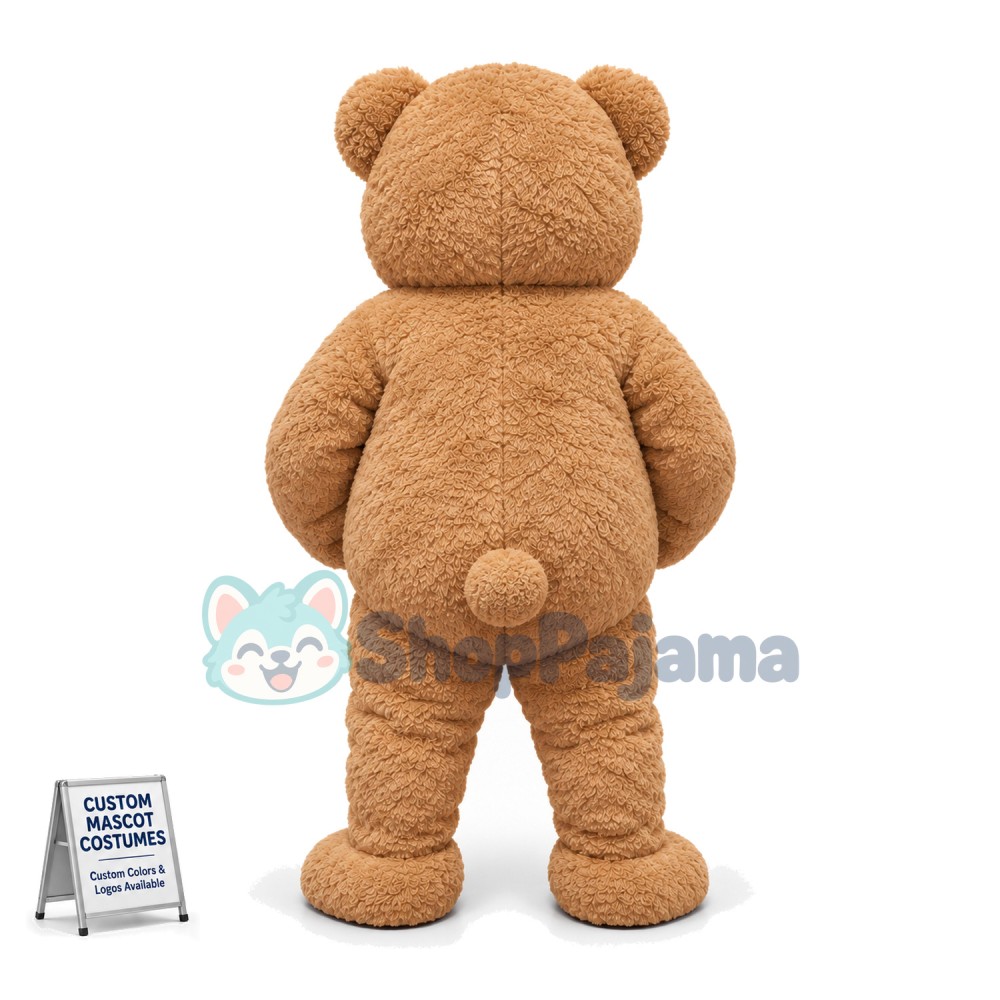 Likable Plush Teddy Bear Mascot Lightweight Costume